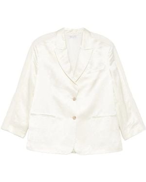 Panicale Jacket Linen - White