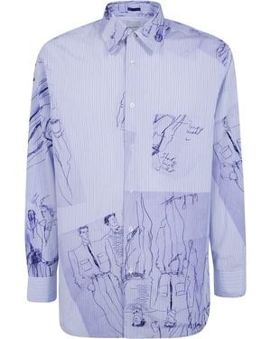 Paul Smith S/C Easy Fit Shirt - Blue