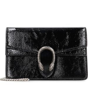 Gucci Dionysus Super Mini Shoulder Bag - Black