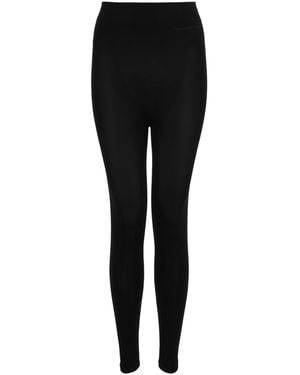 Balenciaga Seamless Tubular Tight Pants - Black