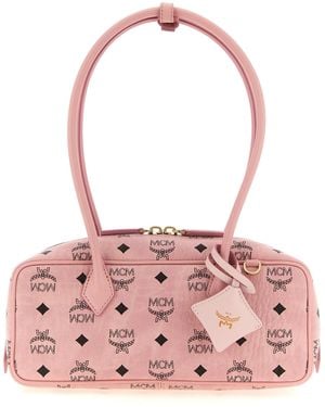 MCM 'Aren East West' Small Shoulder Bag - Pink