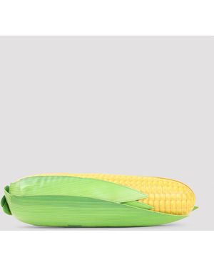 Moschino Corn Cab Clutch Bag - Yellow