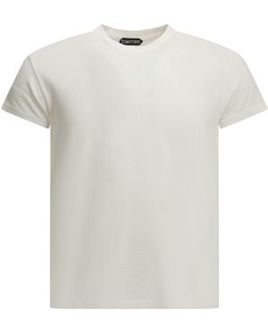 Tom Ford Cotton Crew-Neck T-Shirt - White