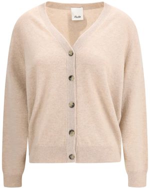 Allude Cashmere Cardigan - Natural