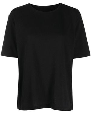 KHAITE Mae Cotton T-Shirt - Black