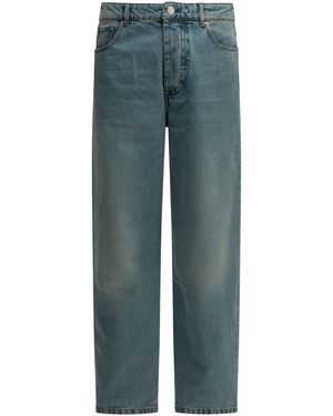 Ami Paris Wide-Leg Jeans - Blue