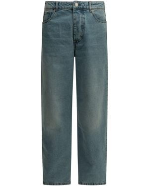 Ami Paris Wide-Leg Jeans - Blue