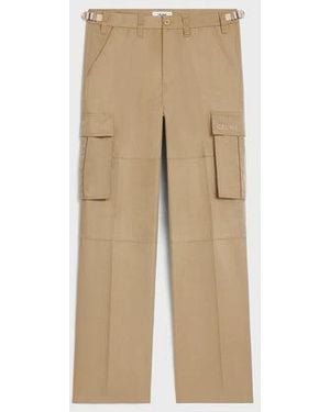 Celine Cargo Pants - Natural