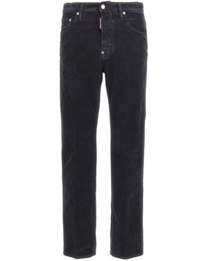DSquared² 642 Pants Cotton Elastane - Blue