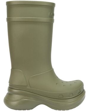 Balenciaga X Crocs Rubber Boots - Green