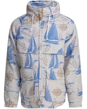 Beams Plus Navy Jackets And Coats Light Blue