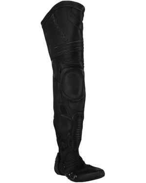 Balenciaga Over-The-Knee Biker Boots - Black