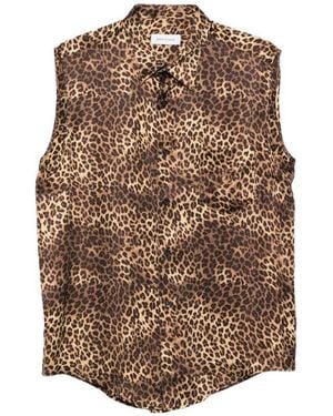 Ernest W. Baker Sleeveless Shirt - Brown