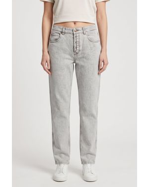 Brunello Cucinelli Light Denim Pants - Multicolor