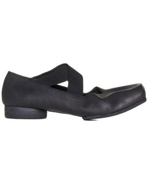Uma Wang Square Toe Ballet Flats - White