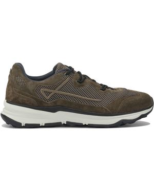 Herno "Running" Suede Sneakers - Brown