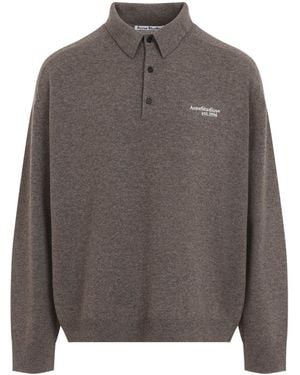 Acne Studios Polo Sweater - Gray
