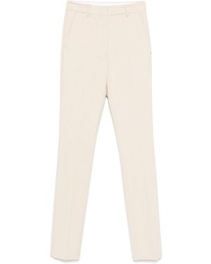 Max Mara Tailored Belt Loops Pants - Natural