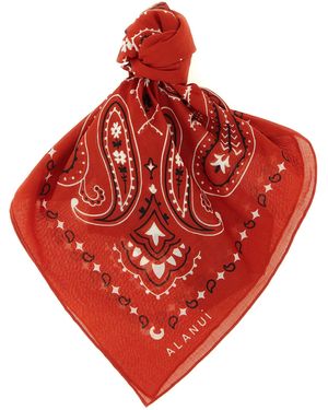 Alanui Bandana Paisley - Red