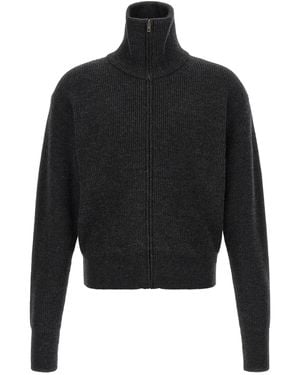 Lemaire Zip Cardigan - Black