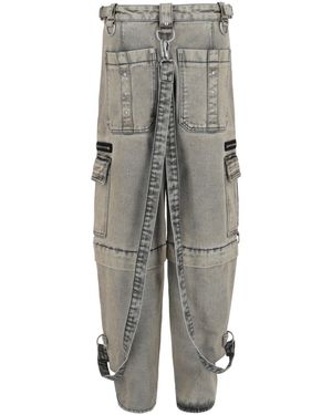 Givenchy Convertible Cargo Pants - Gray