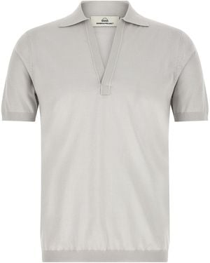 Rivvia Projects Open Collar Polo Shirt - White