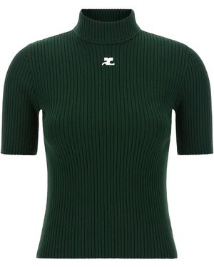 Courreges 'Reedition' Sweater - Green
