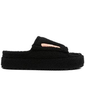 PDF Platform Sandals - Black
