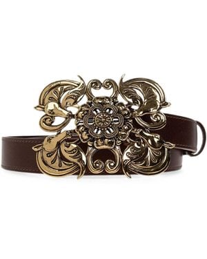 Chloé Leather Belt - Brown