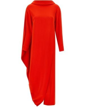 Balenciaga 'Drappeggiato' Dress - Red