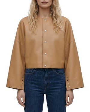 Celine Lambskin Cardigan Jacket - Blue