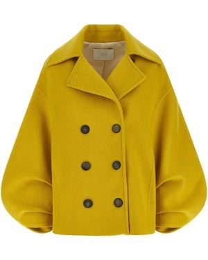 Tela 'Seth' Coat - Yellow