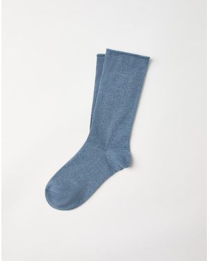 Brunello Cucinelli Light Wool Blend Socks - Blue