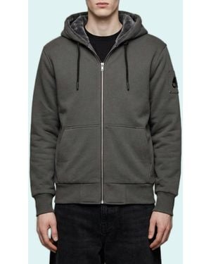 Moose Knuckles Classic Bunny Hoodie - Gray