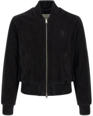 Ami Paris 'Ami De Coeur' Jacket - Black