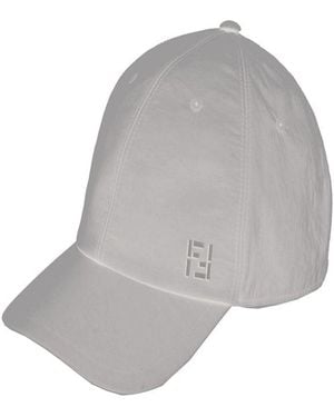 Fendi Cappello Da Baseball Con Logo - Gray