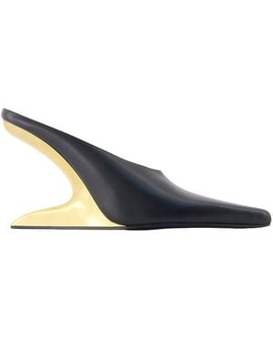Alexander Wang Boomerang 105Mm Wedge Slides - Blue