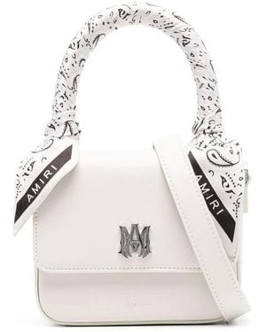 Amiri Tote Bag Calf Leather - White