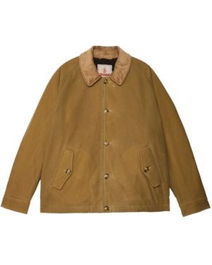 Baracuta Giacca "Deck" Cerata - Natural