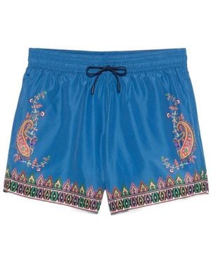 Etro Swim-Trunk Roma - Blue