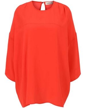 Lanvin Round Neck Clothing - Red