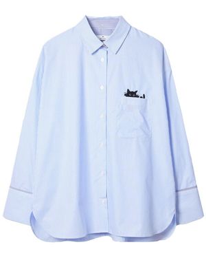 Paul Smith Shirt With Embroidery - Blue