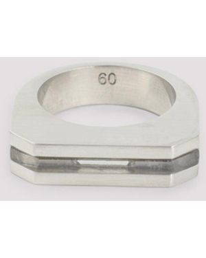 Rick Owens Crystal Hollywood Ring - White