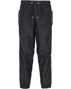 Balmain Nylon Convertible Track Pants - Blue