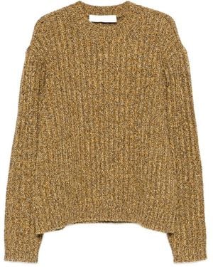 Séfr Knit Sweater With Long Sleeves - Natural