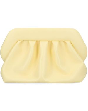 THEMOIRÈ Bios Gathered Clutch Bag - Yellow