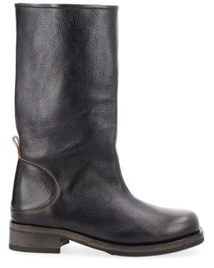 Our Legacy Leather Camion Boots - Black