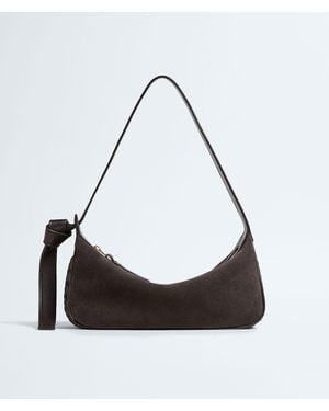 Bottega Veneta Knot Shoulder Bag - White