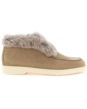 Santoni 'Desert' Ankle Boots - Brown