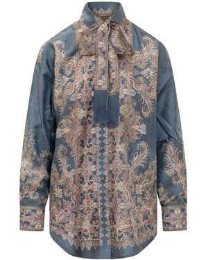 Zimmermann Camicia Valiant - Blue